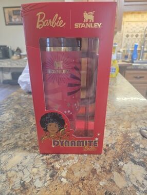 Stanley Pink and Gold 'Dynamite' Barbie Tumbler